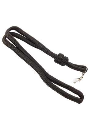 Security Lanyard Plain in Black Color Compact-Size